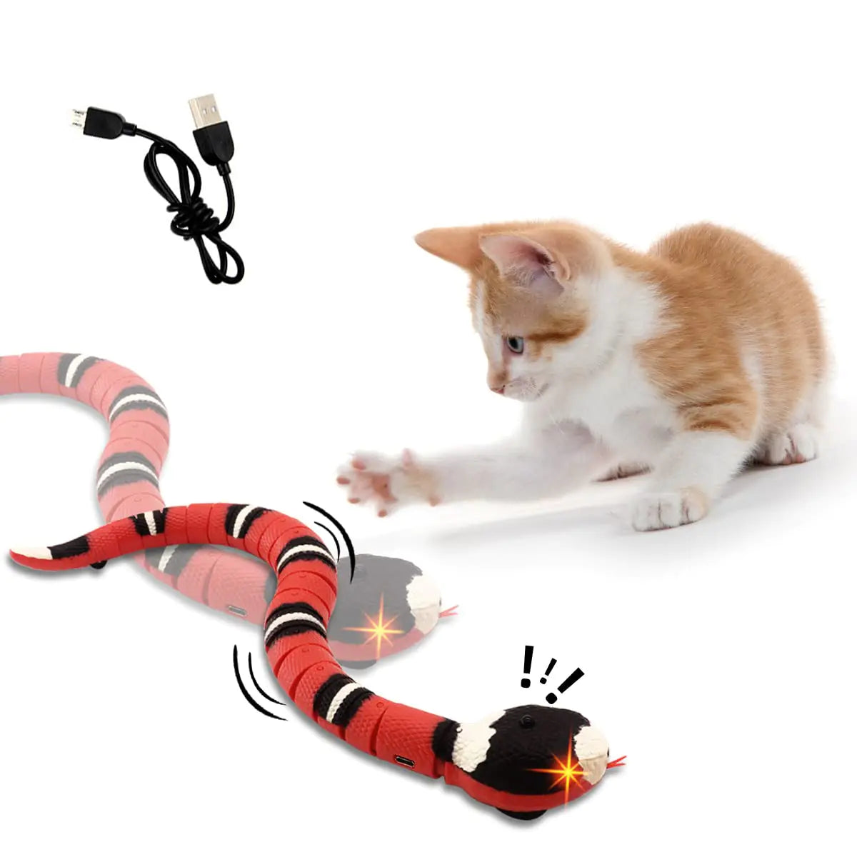 Interactive Cat Toy Snake